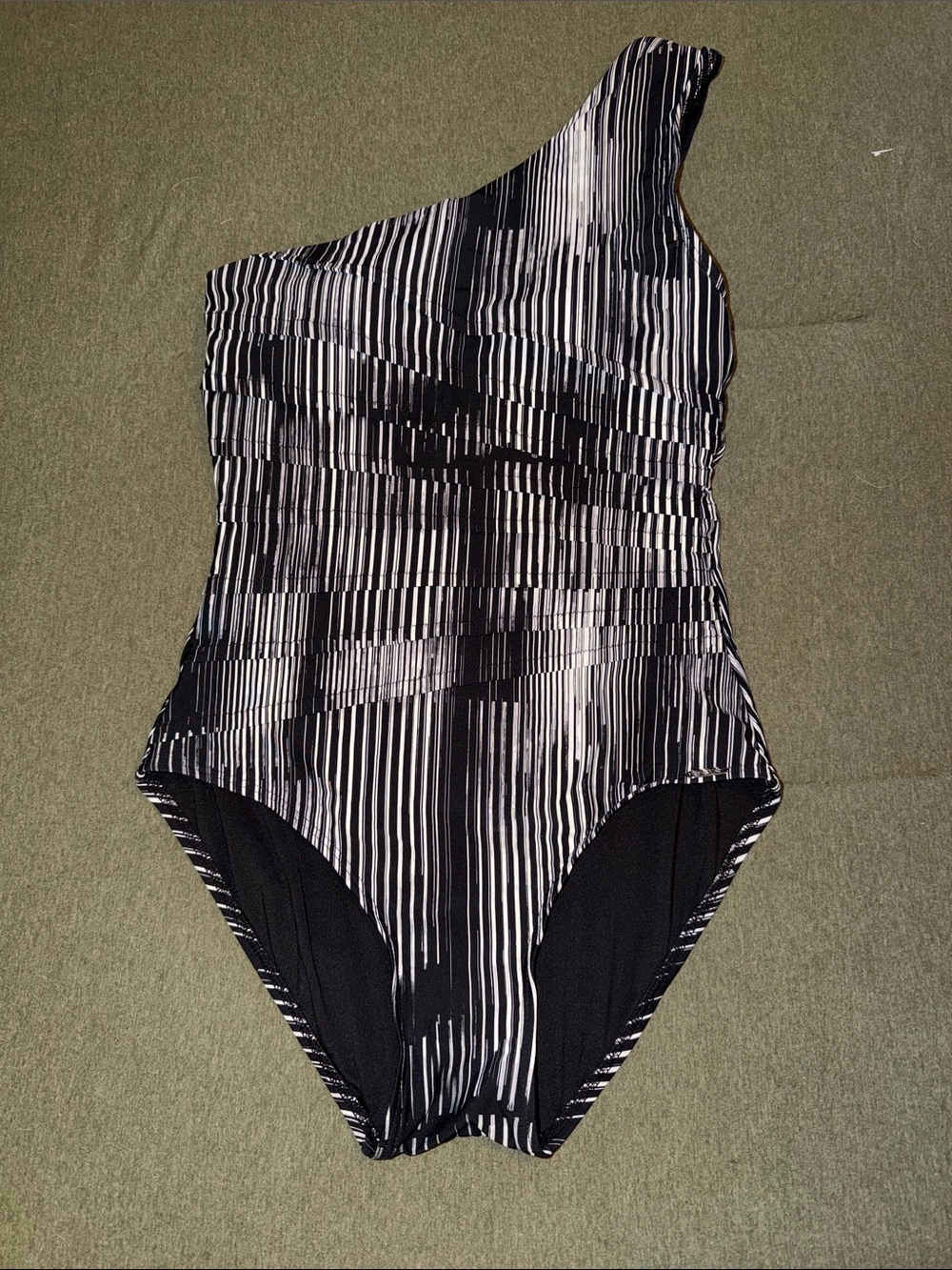 Calvin Klein One Piece One-Shoulder women’s swimsuit size 12 NWOT